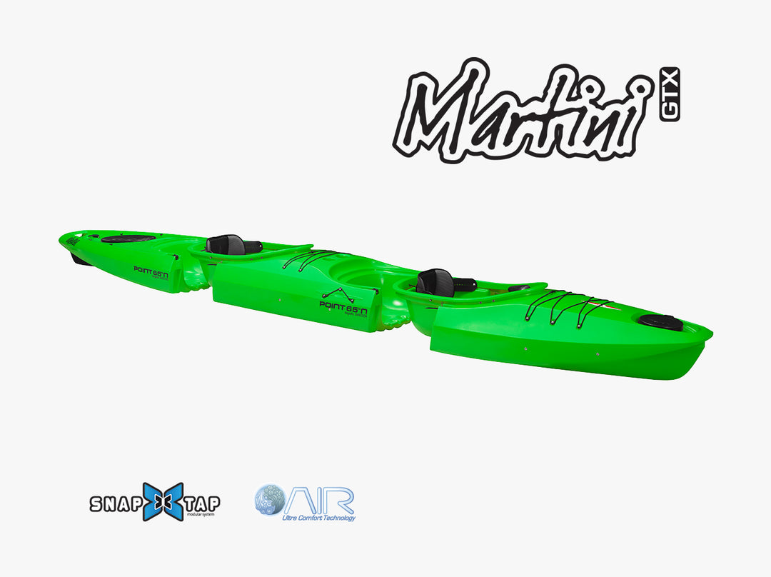 Martini GTX Tandem Sit-In Modular Kayak Lime - Point 65 Sweden